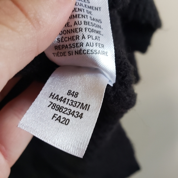 Halogen cozy v neck tunic sweater in black M - Picture 7 of 7